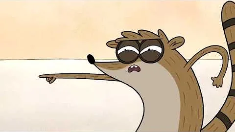 Regular show Rigby the one cheek wonder