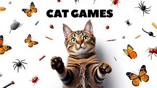 Cat games catch insects, grasshoppers, locusts and more! Best videos for cats to watch Vol 22 😻 screenshot 3