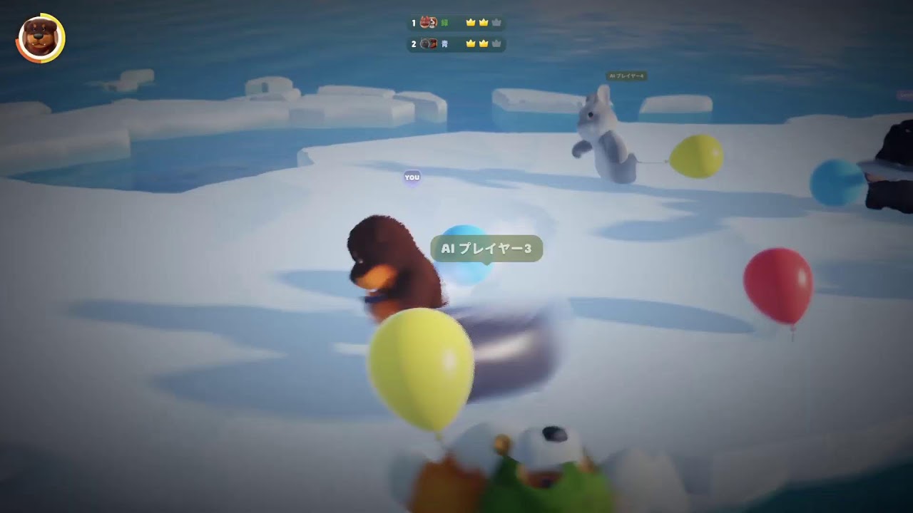 PS版party Animals 参加型やろう！クロスプレイ対応です。楽しいぞ~😁このゲーム😆