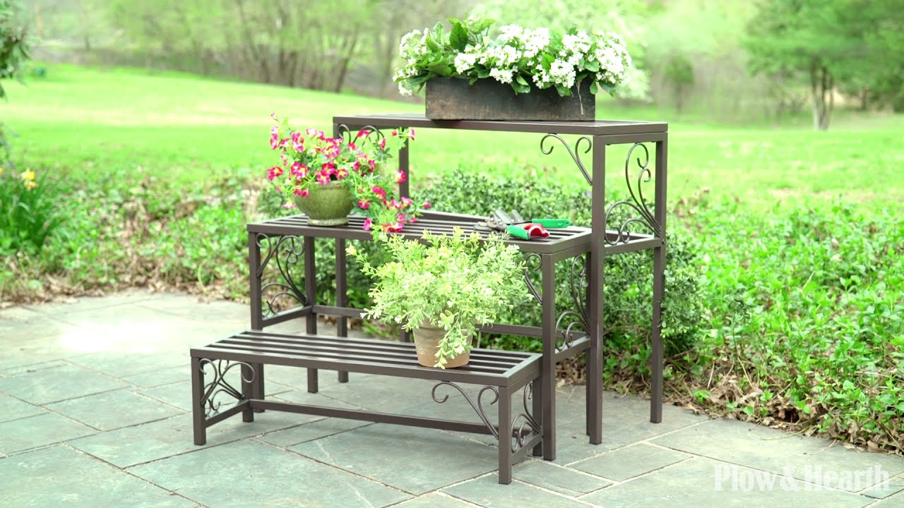Nesting Metal Plant Stands with Scrollwork YouTube