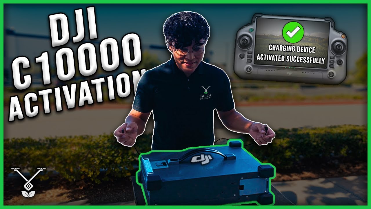 DJI Agras T50 & T25 ll How to Activate C10000 Intelligent Power Supply