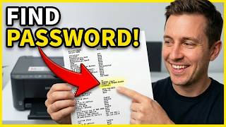 How To FIND Wi-Fi Password On Epson Ecotank Models (EASY) 2026