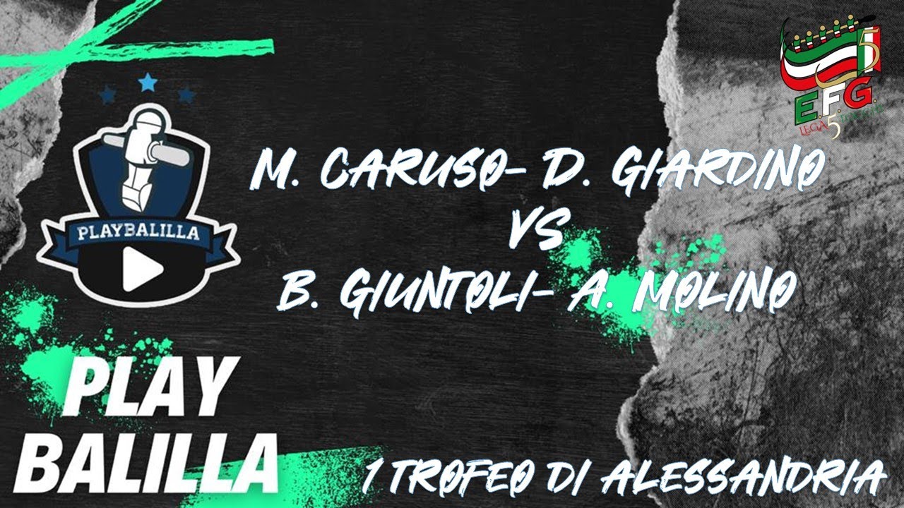 M. Caruso- D. Giardino VS A. Molino- B. Giuntoli 1° Trofeo di Alessandria -Lega 5 Tocchi-