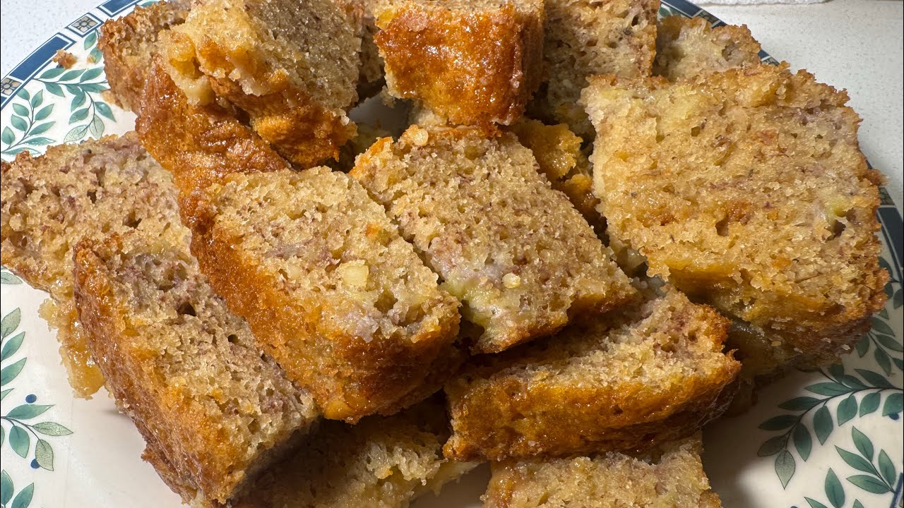 Starbucks Frappuccino Flavored Banana Bread with Almonds! | Ultra Moist and Coffee Flavored!