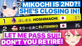 Suisei Startled Miko Places 2nd After Her In Mario Kart Competition (MiComet / Hololive) [Eng Subs]