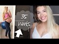 35 WEEKS PREGNANT | IM DILATING &amp; HIGH BLOOD PRESSURE ?! | BELLY SHOT