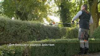 Кусторез аккумуляторный удлиненный Stihl HLA 56 SET c AK20 и AL101