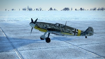 IL-2 Sturmovik: BOS -  Messerschmitt Bf 109 landing