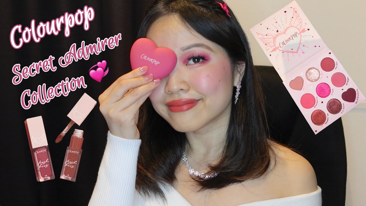 Colourpop Valentine's Day 2022 Secret Admirer Collection Review YouTube