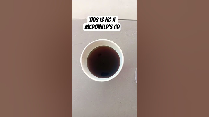 new McDonald's coffee ☕☕☕