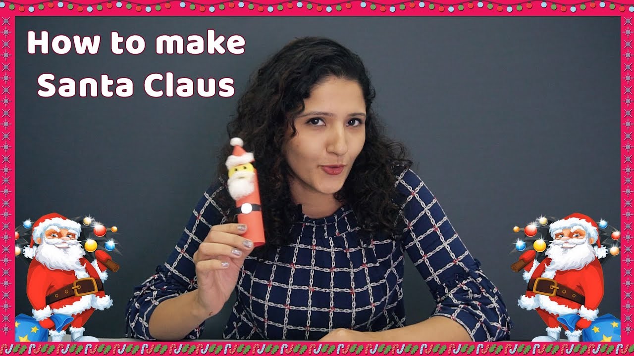 How to make Santa Claus in Hindi | Santa Claus Kaise Banate Hain | Diy ...