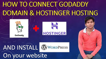 How to connect Godaddy domain with Hostinger Hosting | godaddy domain Host on Hostinger hosting 2023