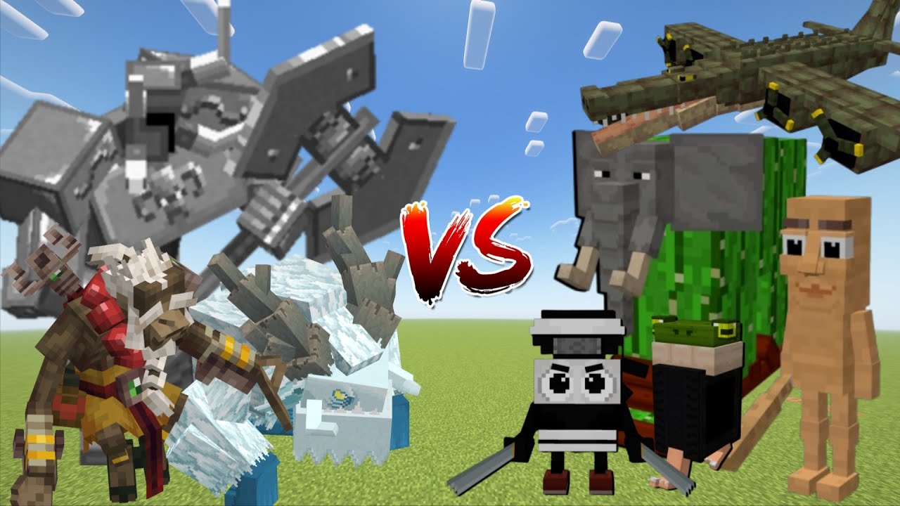 ITALIAN BRAINROT VS MOWZEI'S MOB BATTLE MINECRAFT!