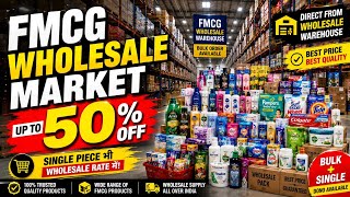 50% off 😱 FMCG Product Wholesale Market | Cheapest wholesale market |