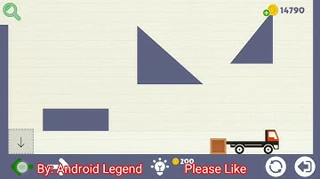 Brain physics map 1 level 157, 3 stars Android solution