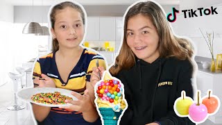 Testing TikTok SUMMER Recipes... Disney’s Secret Dole Whip Recipe Revealed | SISTER FOREVER