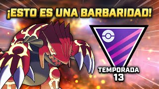 ¡GROUDON PRIMIGENIO con FILO DEL ABISMO DEBERÍA SER BANEADO en LIGA MASTER con MEGAS! PVP POKEMON GO