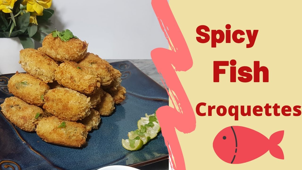 Spicy Fish Croquettes | Hajra's Kitchen - YouTube