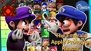 TEA:P Reacts to SMG4S... SMG4 and SMG3 Rank SMG4 Characters