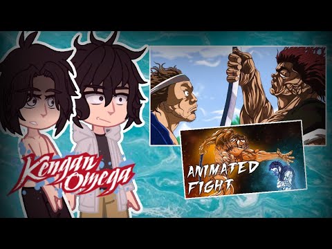 Kengan Omega react to Musashi Miyamoto vs Yujiro & Pickle | Baki | Gacha React 🇺🇸🇧🇷