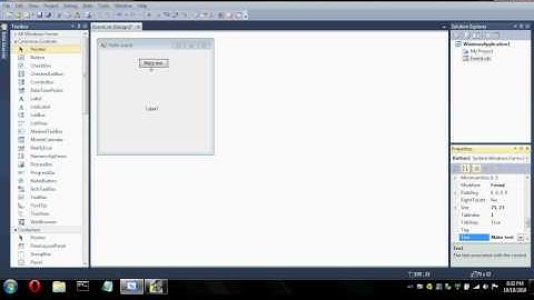 Visual Basic 2010 Tutorial 1 - Hello World