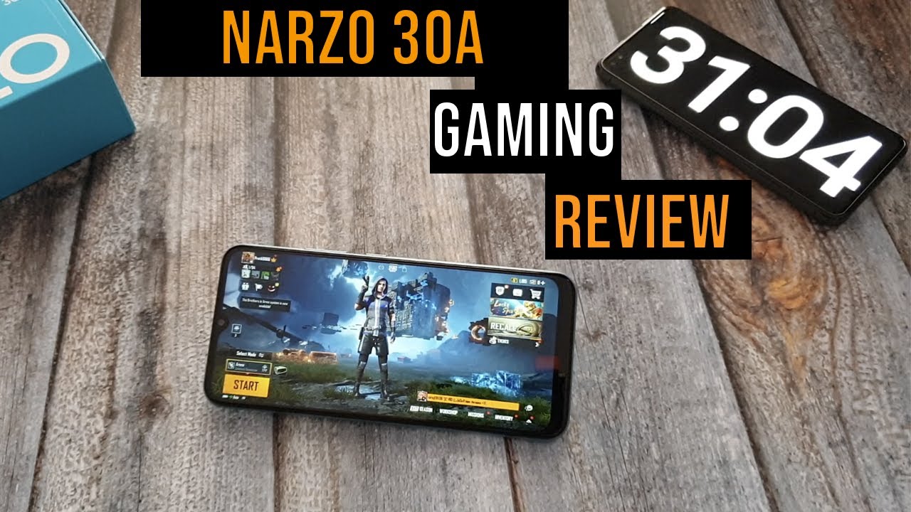Narzo 30a PUBG gaming review | FPS | battery test | gameplay