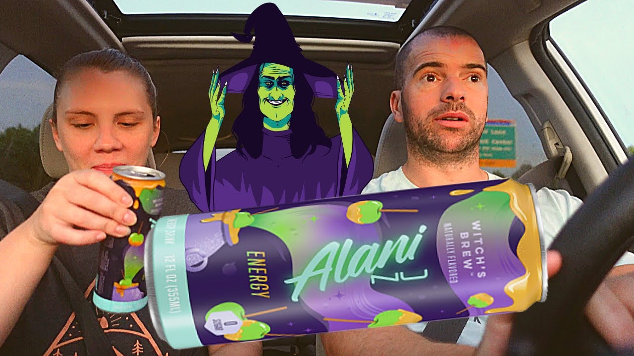 Alani Nu Energy Drink Witch’s Brew alaninutastetest SOUR SOUR SOUR