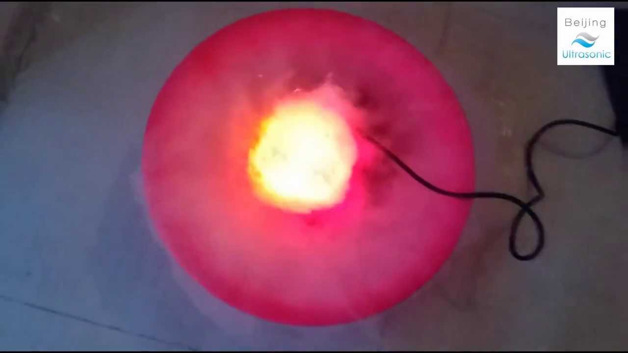 Ultrasonic Fogger with Color Changing LED Lights YouTube