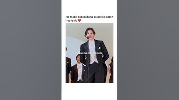 Thumbnail of He made copacabana sound so damn heavily ❤️ #shorts #trending