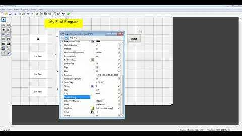 Matlab GUI Example 1 Calculator