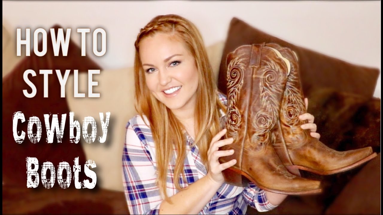 How To Style Cowboy Boots - YouTube