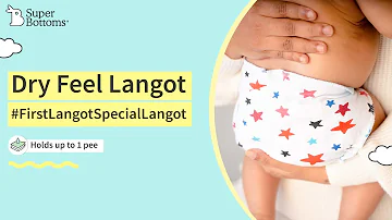 SuperBottoms Dry Feel Langot- A Diaper Free time essential! ❤️
