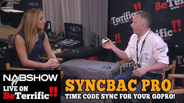 SyncBac Pro Wireless Timecode Sync Device for your GoPro at NAB 2016!