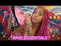 🌟 WHAT TO BRING TO A RAVE 🌟|| ft. freedomravewear