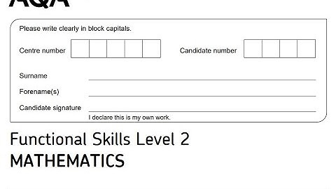 Functional Skills Maths L2 Feb_Mar2023 AQA