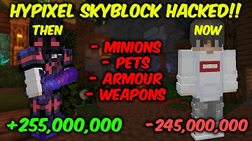 I Lost EVERYTHING In Hypixel Skyblock