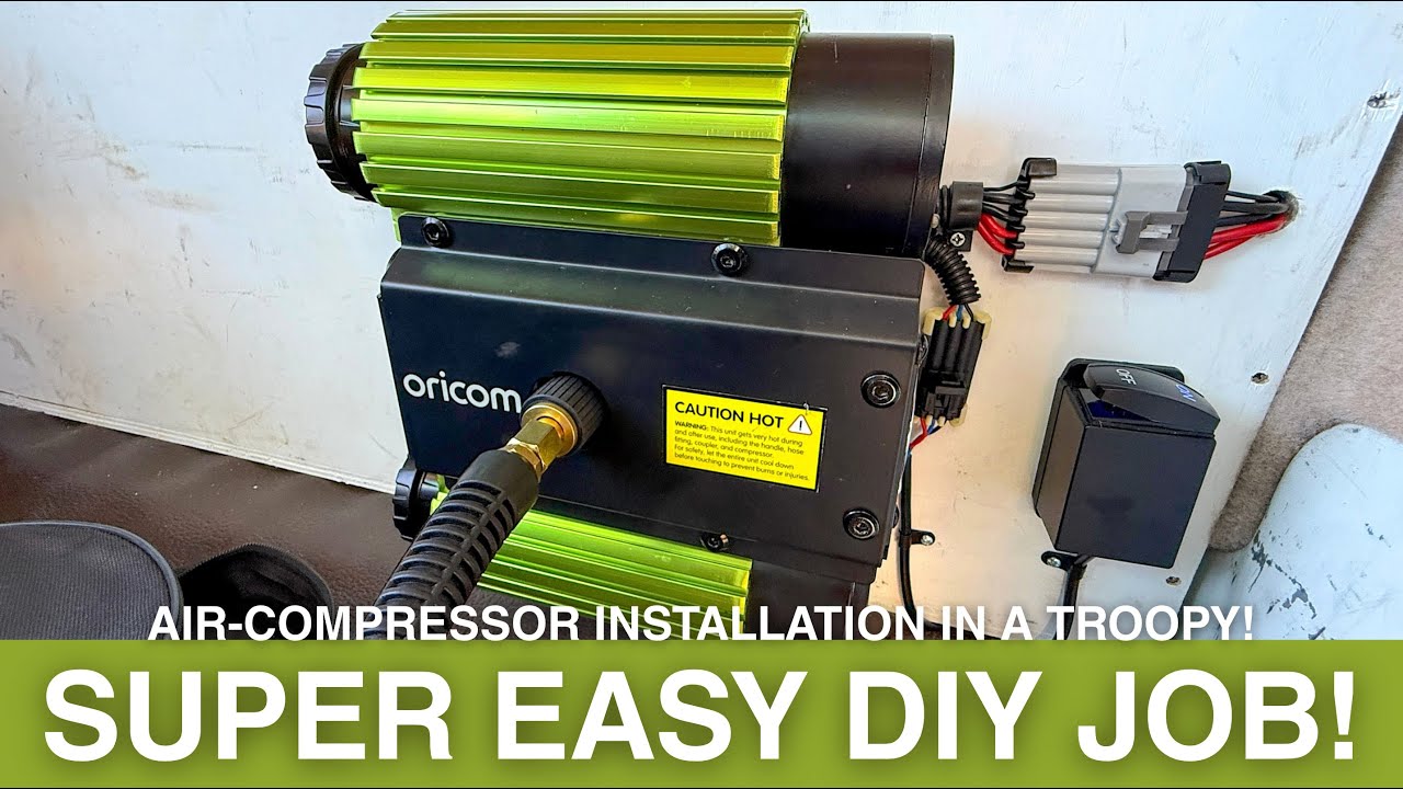 Easy Air-Compressor Installation In a Troopy!