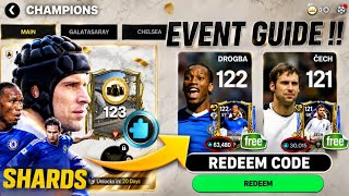 FREE 122 DROGBA CHAMPIONS EVENT GUIDE !! DON'T SPEND SHARDS YET & FREE REDEEM CODE FC MOBILE 26! screenshot 5