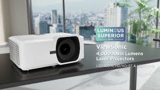Viewsonic Lsd400Whdhd-St & Lsd401Hd High Brightness Laser Projector Luminous Superior Series