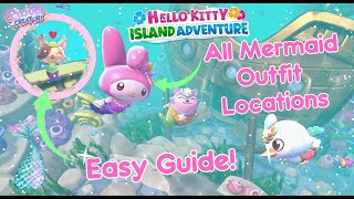 🧜‍♀️✨All Mermaid Outfit Locations - Easy Guide! - Hello Kitty Island Adventure screenshot 4