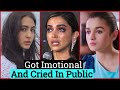 Bollywood Actresses Who Got Emotional And Cried In Public | Deepika Padukone | Alia Bhatt | Shilpa