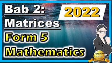 Chapter 2 Matrices (Matriks) |Free Trial F5 Math|