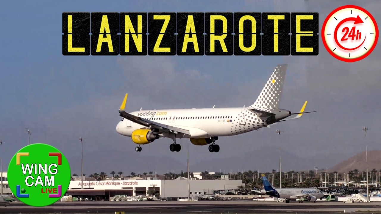 Lanzarote Airport Live – 24/7 Webcam live camera thumbnail