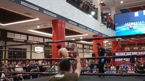 Part 3 Muay Thai Makassar Fight 2023🔥 Daud yonatan sibulun sudut merah lawan K.O tersungkur