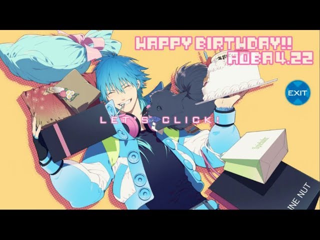 DRAMAtical Murder reconect】AOBA's Birthday 蒼葉の誕生日 - YouTube