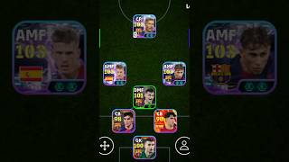 Barcelona 202526 Squad  4123 Formation  Efootball 2026 Mobile shorts efootball pes viral