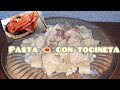 Pasta Blanca con Tocineta