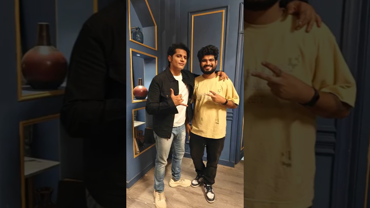 Shooting with Karanvir Bohra for Micro Drama Vertical Web Series #minivlog #film