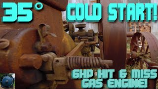 Cold Start! 6Hp Sandow Hit and Miss Engine  #2