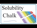 Solubility and Composition of Chalk